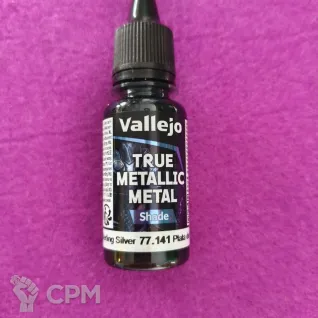 Описание картинки Vallejo True Metallic Metal Shade 77.141 Sterling Silver от  по цене 415руб | Свободный Рынок Миниатюр - СРМ