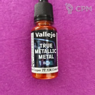 Описание картинки Vallejo True Metallic Metal Base 77.124 Ancient Copper от  по цене 415руб | Свободный Рынок Миниатюр - СРМ