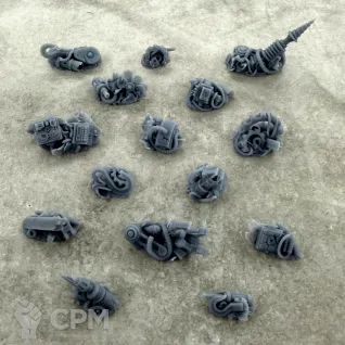 Описание картинки Заводские развалины от Octopus Workshop  по цене 280руб | Свободный Рынок Миниатюр - СРМ