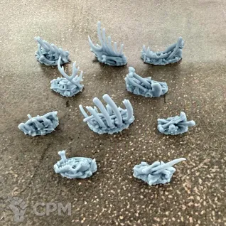 Описание картинки Кости существа от Octopus Workshop  по цене 250руб | Свободный Рынок Миниатюр - СРМ