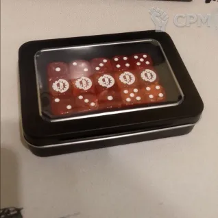 Описание картинки Adeptus Mechanicus Dice (15шт) от Temlaa по цене 1 600руб | Свободный Рынок Миниатюр - СРМ