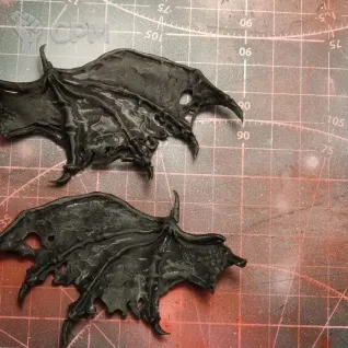 Описание картинки Dark elf High Beastmaster on manticore от Temlaa по цене 1 100руб | Свободный Рынок Миниатюр - СРМ