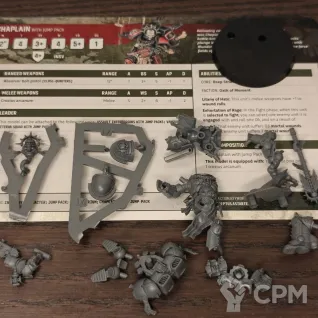Описание картинки Chaplain with Jump Pack Armageddon (Оригинал) от Barbara по цене 3 500руб | Свободный Рынок Миниатюр - СРМ