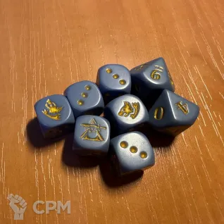 Описание картинки Kill Team: Space Wolves Dice Set от Дима162 по цене 2 500руб | Свободный Рынок Миниатюр - СРМ