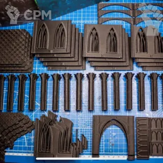 Описание картинки Сборные руины Warhammer 40к, DnD от Bonx  по цене 3 100руб | Свободный Рынок Миниатюр - СРМ