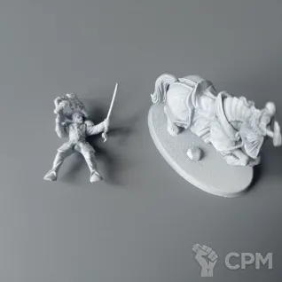 Описание картинки Офицер ИГ на коне от Fridericus по цене 300руб | Свободный Рынок Миниатюр - СРМ