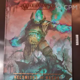 Описание картинки Helsmiths of Hashut battletome + Helsmiths of Hashut warscroll cards от StepOne по цене 2 700руб | Свободный Рынок Миниатюр - СРМ