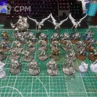 Описание картинки Армия Stormcast Eternals от Nazzgrond по цене 11 000руб | Свободный Рынок Миниатюр - СРМ