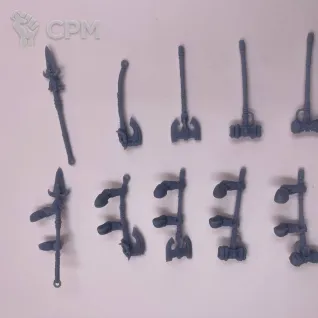 Описание картинки Двуручное оружие Космических Волков от Подземный человек по цене 250руб | Свободный Рынок Миниатюр - СРМ