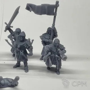 Описание картинки Bretonnian Archers от Подземный человек по цене 1 160руб | Свободный Рынок Миниатюр - СРМ