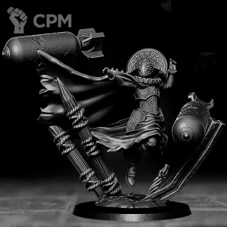 Описание картинки Cadaver Corps Phosphor Witch 2 от Подземный человек по цене 450руб | Свободный Рынок Миниатюр - СРМ