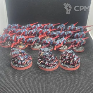 Описание картинки Termagaunts and Rippers Swarm от Koba0 по цене 2 500руб | Свободный Рынок Миниатюр - СРМ