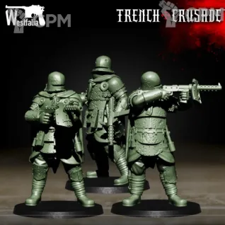 Описание картинки Red brigade Trench Crusade, 14шт. от Armorhamster по цене 1 600руб | Свободный Рынок Миниатюр - СРМ