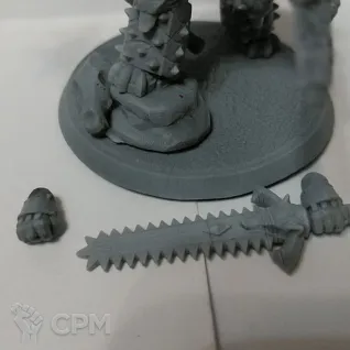 Описание картинки Леман Русс / Leman Russ от ЛИЭНГОЛ по цене 600руб | Свободный Рынок Миниатюр - СРМ