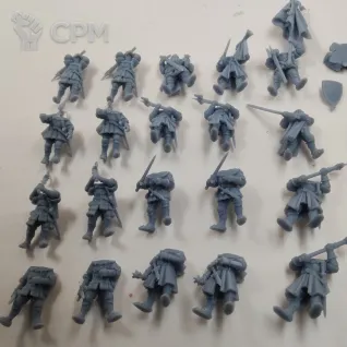 Описание картинки Bretonnia Foot Knights. Highlands miniatures от Подземный человек по цене 1 900руб | Свободный Рынок Миниатюр - СРМ