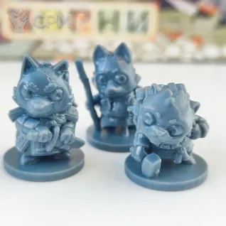 Описание картинки Миниатюры (миплы) для настольной игры Корни (Root) от Miniature_Forge по цене 1 700руб | Свободный Рынок Миниатюр - СРМ