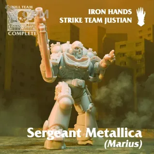 Описание картинки Iron Hands Kill Team от MrMetalHorror по цене 850руб | Свободный Рынок Миниатюр - СРМ