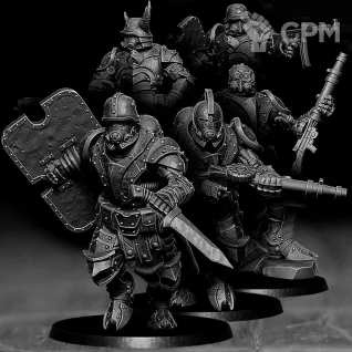 Описание картинки Cadaver Corps Anointed от Подземный человек по цене 710руб | Свободный Рынок Миниатюр - СРМ