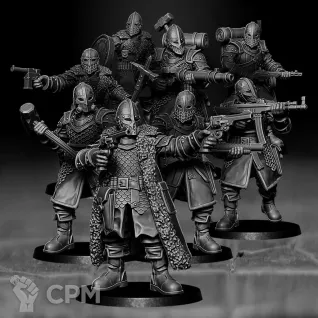 Описание картинки Children of Yggdrasil - Raiders от Подземный человек по цене 850руб | Свободный Рынок Миниатюр - СРМ