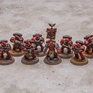 Описание картинки Blood Angels Tactical Squad 10шт от Alerond по цене 1 500руб | Свободный Рынок Миниатюр - СРМ