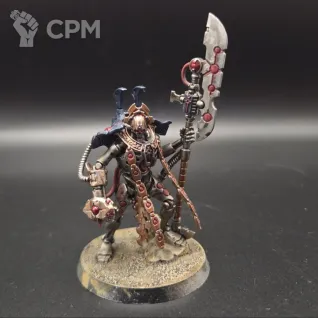 Описание картинки Necron Overlord (With Tachyon Arrow) от Ferolion по цене 1 500руб | Свободный Рынок Миниатюр - СРМ