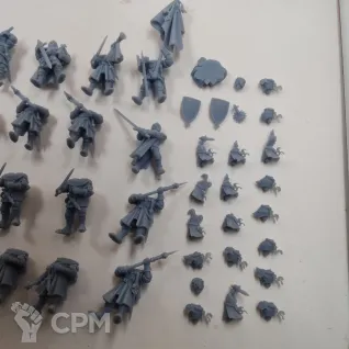 Описание картинки Bretonnia Foot Knights. Highlands miniatures от Подземный человек по цене 1 900руб | Свободный Рынок Миниатюр - СРМ