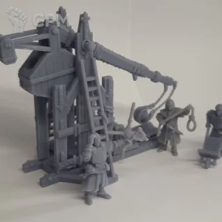 Описание картинки Field Trebuchet от Подземный человек по цене 1 160руб | Свободный Рынок Миниатюр - СРМ