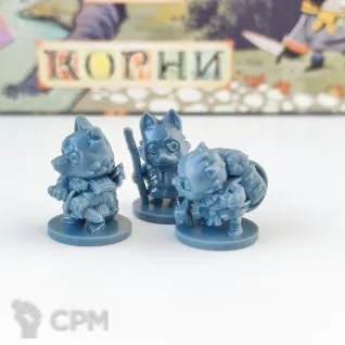 Описание картинки Миниатюры (миплы) для настольной игры Корни (Root) от Miniature_Forge по цене 1 700руб | Свободный Рынок Миниатюр - СРМ