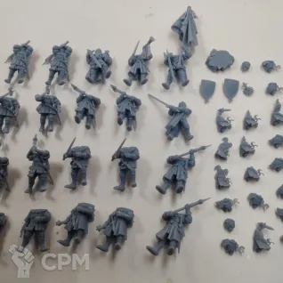 Описание картинки Bretonnia Foot Knights. Highlands miniatures от Подземный человек по цене 1 900руб | Свободный Рынок Миниатюр - СРМ
