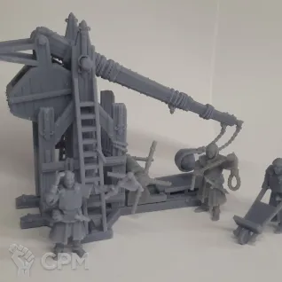 Описание картинки Field Trebuchet от Подземный человек по цене 1 160руб | Свободный Рынок Миниатюр - СРМ