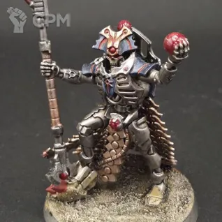 Описание картинки Necron Overlord (voidscythe+ resurrection orb) от Ferolion по цене 2 000руб | Свободный Рынок Миниатюр - СРМ