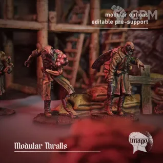 Описание картинки Thralls от Manufactorum76 по цене 1 280руб | Свободный Рынок Миниатюр - СРМ