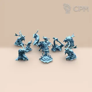 Описание картинки Mire Kelpies от 3D Wargaming по цене 400руб | Свободный Рынок Миниатюр - СРМ