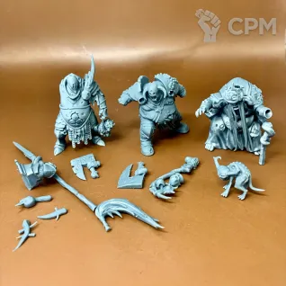 Описание картинки The Wurmspat от 3D Wargaming по цене 800руб | Свободный Рынок Миниатюр - СРМ