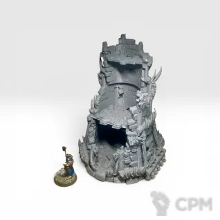 Описание картинки Руины орчьего форта от 3D Wargaming по цене 2 500руб | Свободный Рынок Миниатюр - СРМ