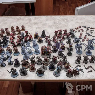 Описание картинки Армия Blood Angels от Alerond по цене 22 000руб | Свободный Рынок Миниатюр - СРМ