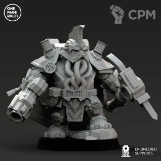 Описание картинки Dwarf Guild - Champion OPR/Kahl от Laboratory of Chaos по цене 250руб | Свободный Рынок Миниатюр - СРМ