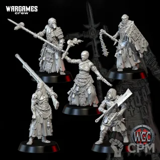 Описание картинки Pilgrim Still Standing squad от Manufactorum76 по цене 950руб | Свободный Рынок Миниатюр - СРМ