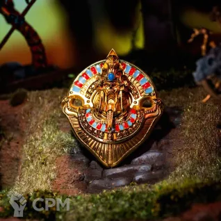Описание картинки Pin Starforged Warhammer Fantasy The gaze of the Tomb King Settra's Gaze Brooch (Знач от Vault Boy по цене 3 998руб | Свободный Рынок Миниатюр - СРМ
