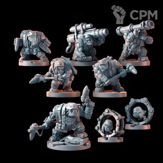 Описание картинки Набор миниатюр Орки "Breaka Boyz", Kill Team Wrecka Krew от Brother Ork по цене 2 720руб | Свободный Рынок Миниатюр - СРМ