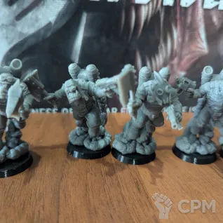 Описание картинки Ork Stormboyz от OrdoHeretycus по цене 700руб | Свободный Рынок Миниатюр - СРМ