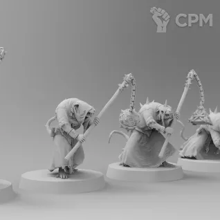Описание картинки Plague Monks от Zakat-3D по цене 150руб | Свободный Рынок Миниатюр - СРМ