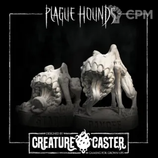 Описание картинки Great Hunger Plague Hounds от Recruiter по цене 450руб | Свободный Рынок Миниатюр - СРМ