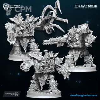 Описание картинки Hellbrute DG от Лаборатория хаоса по цене 1 500руб | Свободный Рынок Миниатюр - СРМ