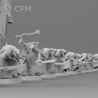 Описание картинки Plague Monks от Zakat-3D по цене 150руб | Свободный Рынок Миниатюр - СРМ