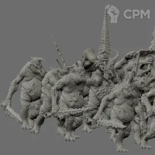 Описание картинки Plaguebearers от F4Mp по цене 125руб | Свободный Рынок Миниатюр - СРМ