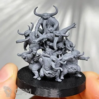 Описание картинки Nurglings от 3Д-Печка по цене 350руб | Свободный Рынок Миниатюр - СРМ
