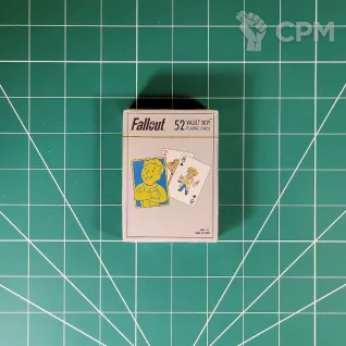 Описание картинки Игральные карты Fallout от Vault Boy по цене 998руб | Свободный Рынок Миниатюр - СРМ