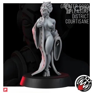 Описание картинки GREATER GOOD PLEASURE DISTRICT COURTISANE от Manufactorum76 по цене 150руб | Свободный Рынок Миниатюр - СРМ