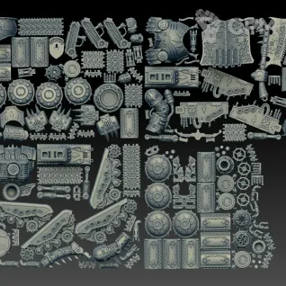 Описание картинки Lord of Skulls (Scan) от AxeL's Forge по цене 12 000руб | Свободный Рынок Миниатюр - СРМ
